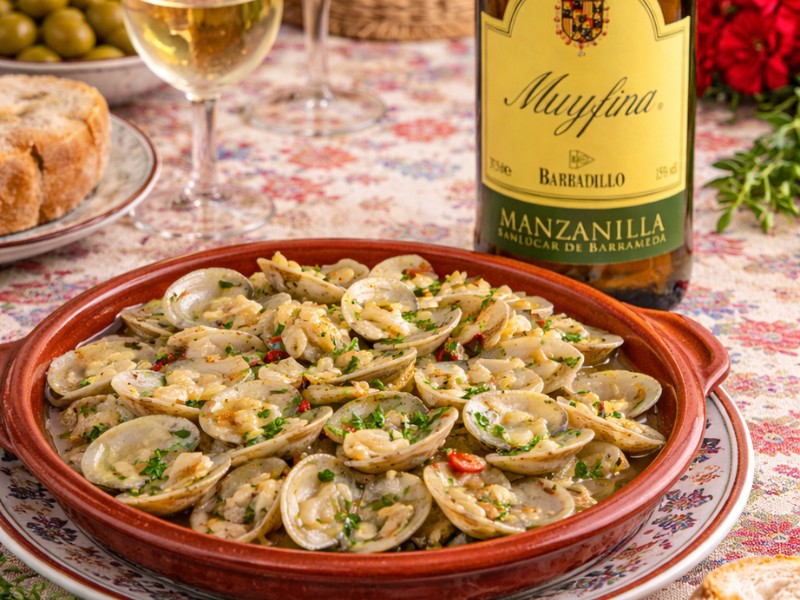 coquinas al ajillo